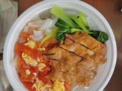 鸡扒番茄鸡蛋河粉-日月永和中国餐饮名店(东湖店)