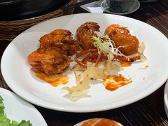干煎美极罗氏虾-猪肉婆私房菜(华侨城店)