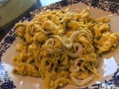 银鱼炒蛋-呼吸森林·生态农庄农家乐私房菜