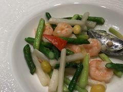 翠绿山药炒虾仁-满满海佛跳墙(千禧店)