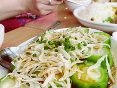 银鱼仔蒸胜瓜-香港深井掂檔烧鹅茶餐厅(海韵城店)