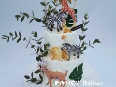 -卡比儿童蛋糕·心意定制·低脂零卡糖动物奶油FancyBALLOON(滨海店)