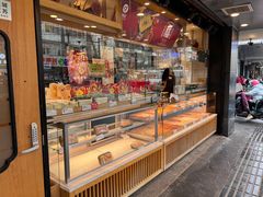 面包甜点陈列柜-泸溪河桃酥(长乐路店)