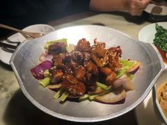 蒜香蜜汁排骨-绿茶餐厅(成都大悦城店)