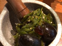 皮蛋青椒擂茄子-炊烟小炒黄牛肉(东庆街店)