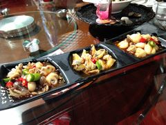 -东来菜馆•手抓海鲜家常菜•海鲜锅贴(鸽子窝店)