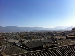 在隐泉的茶吧俯瞰丽江-丽江花间堂·隐泉院
