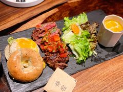 番茄牛腩排贝果全餐-幸邻食堂