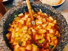 石锅鸡汤豆腐-绿茶餐厅(同成街华联店)