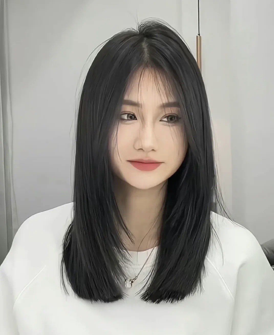 初恋发型 #锁骨发发型 #女生中长发发