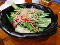 油泼黄秋葵-福照楼汽锅鸡·云南菜(护国路店)