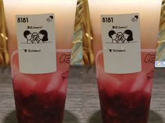 双杯灭火杨梅油柑-喜茶(广州东方宝泰店)