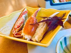 水煮螃蟹配醋-蟹道乐(道顿堀本店)