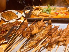 -路边摊小炉子烧烤