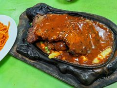 铁板西冷牛扒-胜利茶餐室