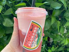 西瓜白桃大桶茶-混果汁(福田领展中心城店)