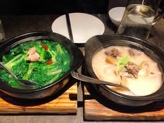 水浸瘦肉煲时蔬-汤城小厨•粤菜•靓汤(苏州街店)