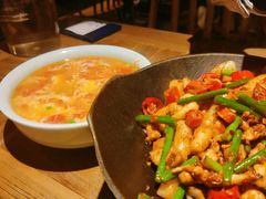特色番茄浓汤-老头儿油爆虾(胜利河美食街店)