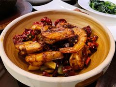 香辣菌菇干锅虾-大理实力希尔顿酒店御璽中餐厅YUXI – CHINESE RESTAURANT