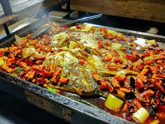 -探鱼·鲜青椒爽麻烤鱼(中天广场店)