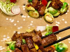 包菜仔爆雪花牛肉-广东道至正餐厅(区庄店)
