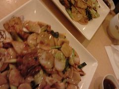 回锅肉炒年糕-咬不得高祖生煎·简餐(高银街店)