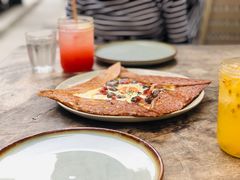 鸡蛋蘑菇熏肉荞麦可丽饼-RAC BAR(安福路店)