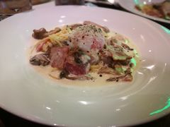 奶油培根蘑菇蛋意面-TAMATI(巴黎贝甜韩式西餐厅店)