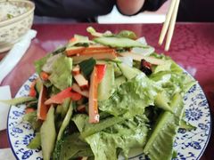 -陕北农家小吃风干羊肉剁荞面
