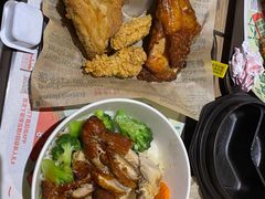 港式烧味脆皮大鸡腿饭-肯德基(李家沱店)