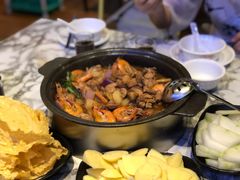 海陆空-蜀八婆鲍鱼鸡虾煲虾(东方广场店)