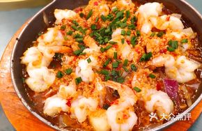 Garlic and Vermicelli Baked Chinese Prawn