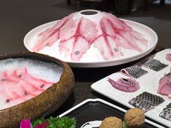 -景明轩•养生酸汤鱼火锅 云贵鲜菌 现舂野果酸汤(王寨小区店)