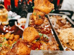 菠萝鸡腿烤串-斗鸡饭场伙·川菜(浆洗街店)