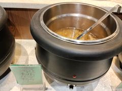 雪梨桃胶银耳羹-菩提素健康自助素食馆