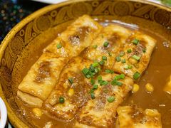 蛋白葱花煎酿豆腐-渔米粥(罗湖店)