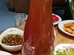 现熬酸梅汤-草原塞蛮羊火锅城(港湾店)