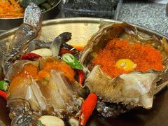 -草家酱蟹炭火烤肉店(珲春南路二店)