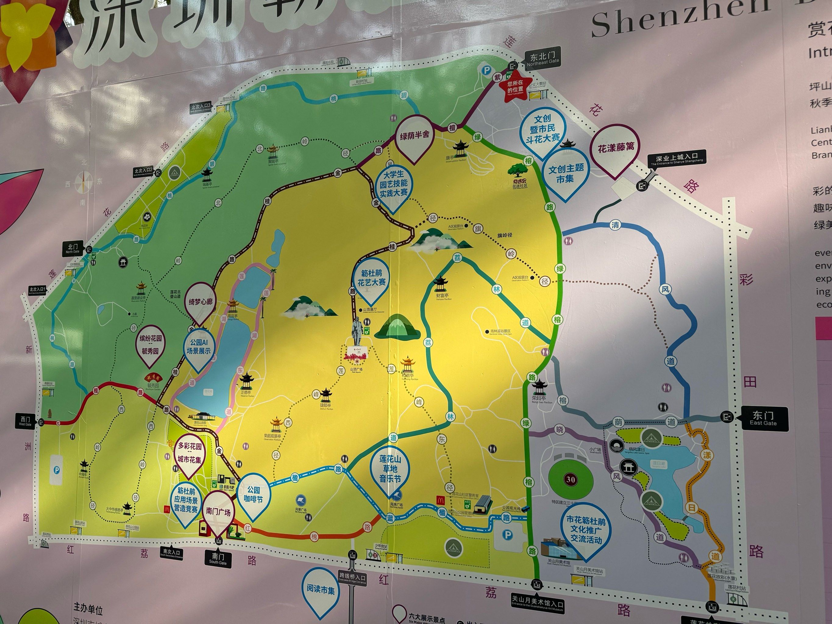 莲花山公园簕杜鹃展