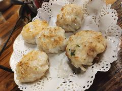 煎墨鱼饼-尚竹阁冬瓜盅·18年地标美食(平洲店)
