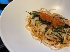 三文鱼籽葱油捞面-小运河·公馆(国贸店)