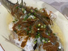 咸泥虾蒸鲚鱼-腰记饭店(龙源路店)