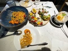 芝士蘑菇鲜虾意大利面-BE BRIGHT KITCHEN(正佳广场店)
