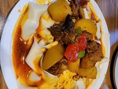 大盘鸡拌面-品回味清真西北楼(宁波首店)