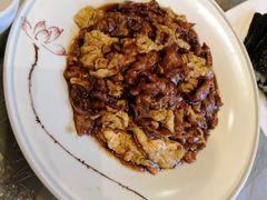 醋溜肉片木须-烤肉宛饭庄(北新桥店)
