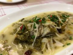 雪菜小黄鱼-花麦地溪边小厨(天台国清寺入口店)