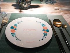 餐具摆设-蜜桃花开·中西融合菜E&W(南长街店)