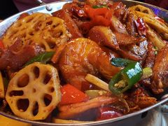 大虾鸡翅-民食香·腊排骨野生菌美食(木府店)
