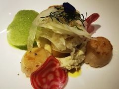 香煎扇贝佐咖喱白花菜泥-王品牛排(佛山南海万科广场店)