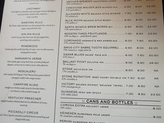 菜单-Water Grill(圣莫妮卡店)